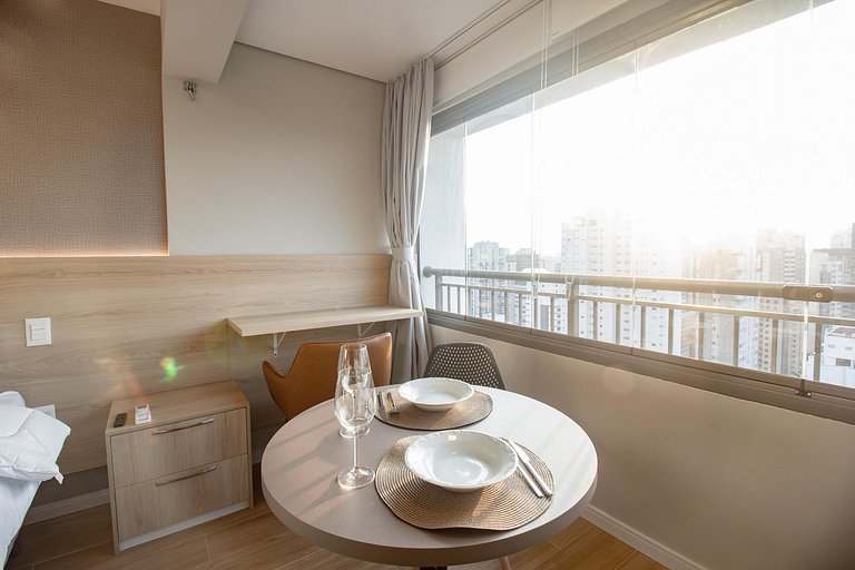 Encanto de Moema: Apto completo c/ WI-FI