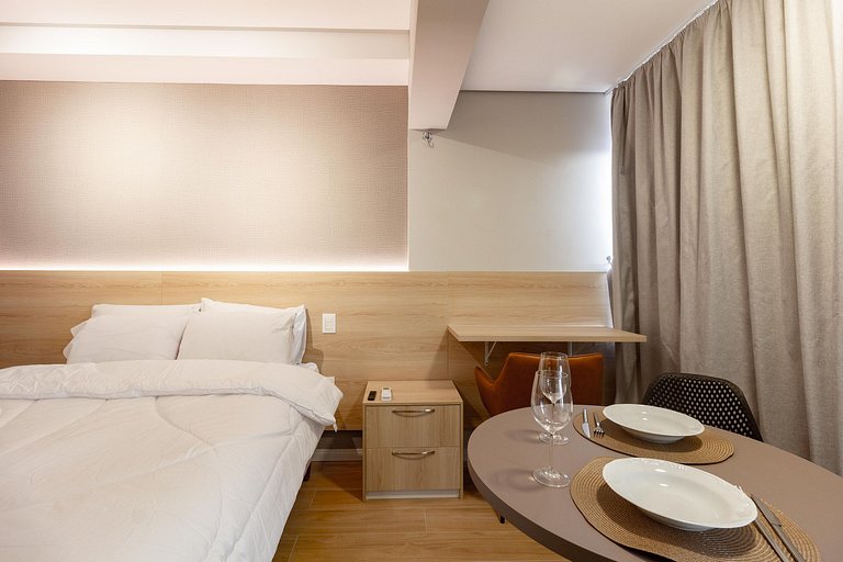 Encanto de Moema: Apto completo c/ WI-FI