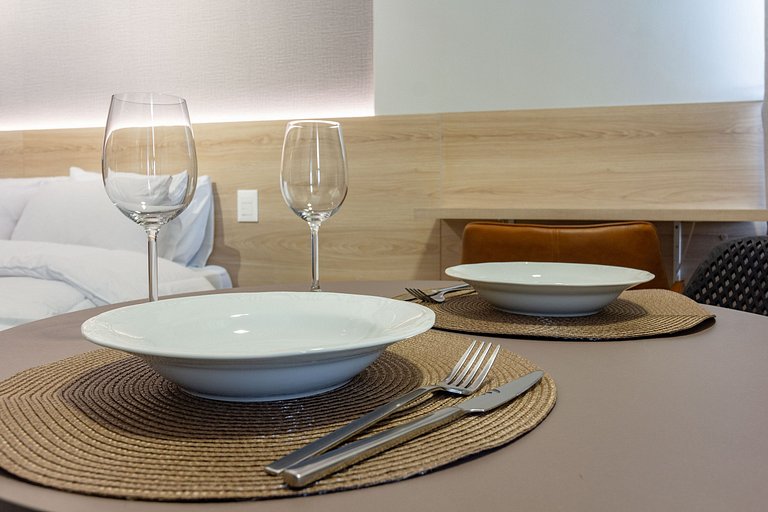 Encanto de Moema: Apto completo c/ WI-FI