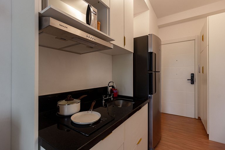 Encanto e conforto: Apt completo c/ WI-FI