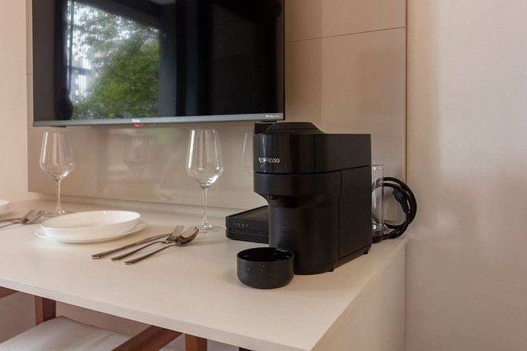 Encanto e conforto: Apt completo c/ WI-FI