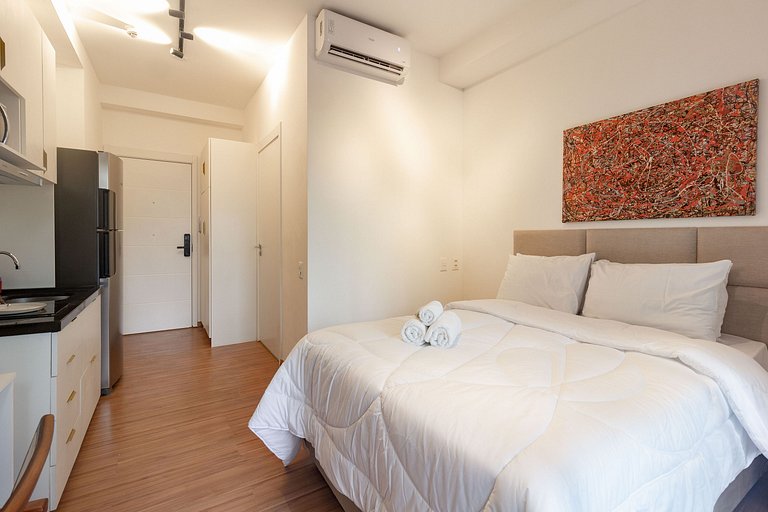 Encanto e conforto: Apt completo c/ WI-FI