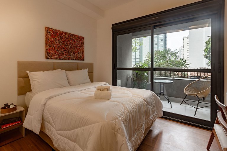Encanto e conforto: Apt completo c/ WI-FI