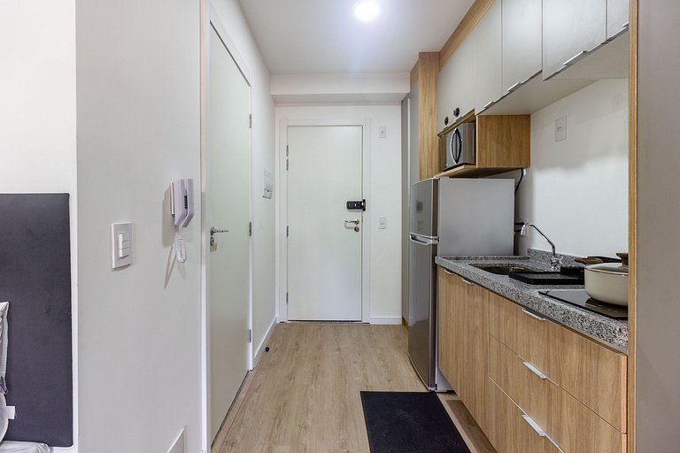 Encanto e praticidade: Apto completo em Pinheiros