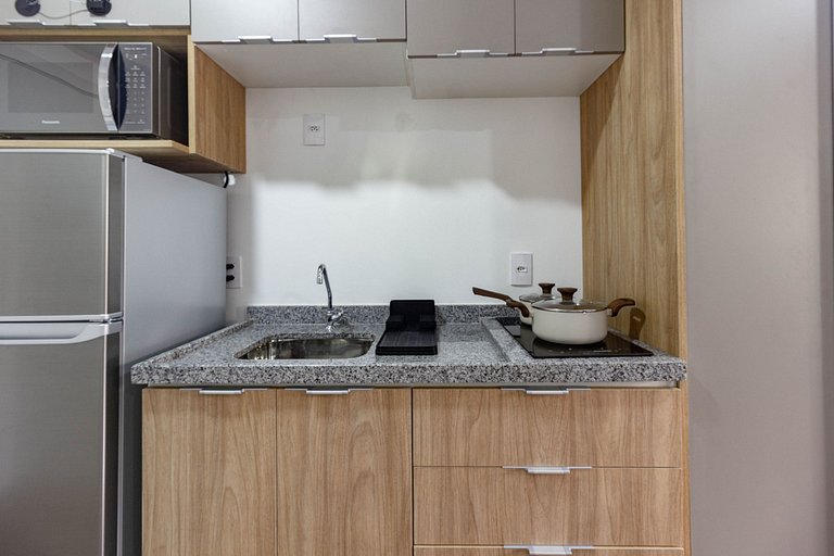 Encanto e praticidade: Apto completo em Pinheiros