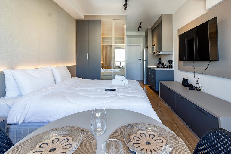 Apt superior c/ cama queen e WI-FI em Moema