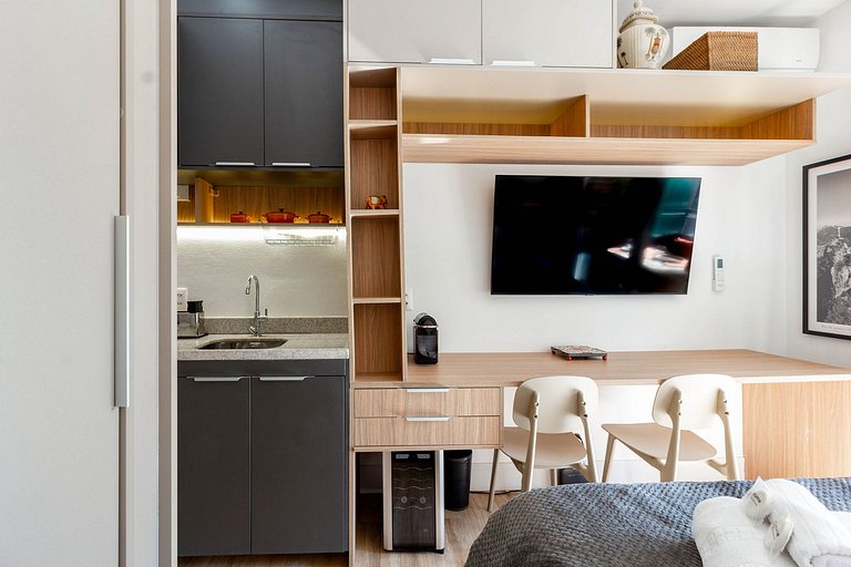 Luxo e charme: Apto completo em Moema c/ WI-FI