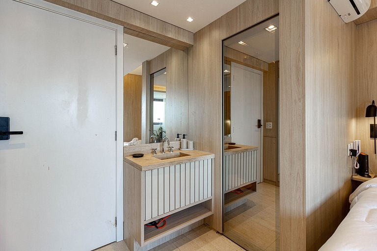 Charme e encanto: Apt confortável c/ self check-in