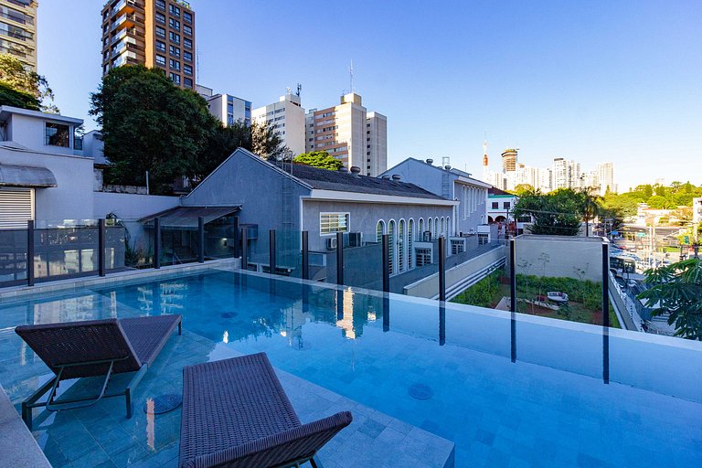 Conforto e elegância: Ap c/ cama queen em Perdizes