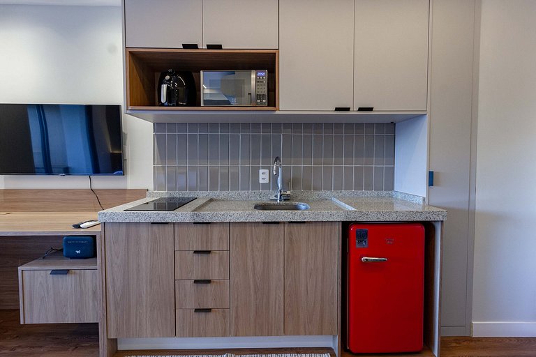 Conforto e elegância: Ap c/ cama queen em Perdizes
