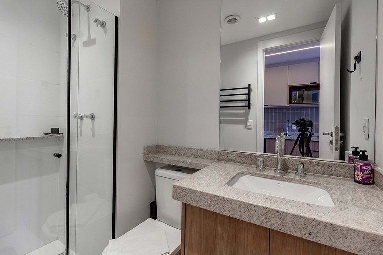 Conforto e elegância: Ap c/ cama queen em Perdizes