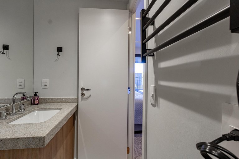 Conforto e elegância: Ap c/ cama queen em Perdizes