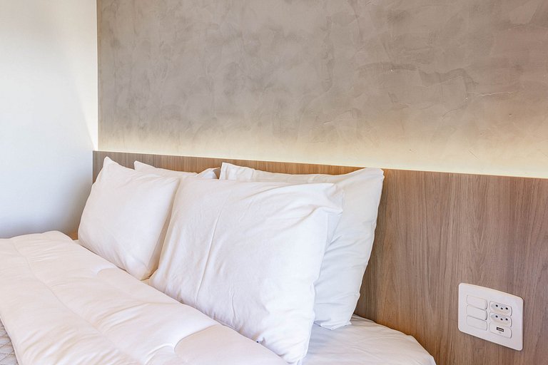 Conforto e elegância: Ap c/ cama queen em Perdizes