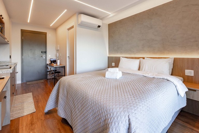 Conforto e elegância: Ap c/ cama queen em Perdizes