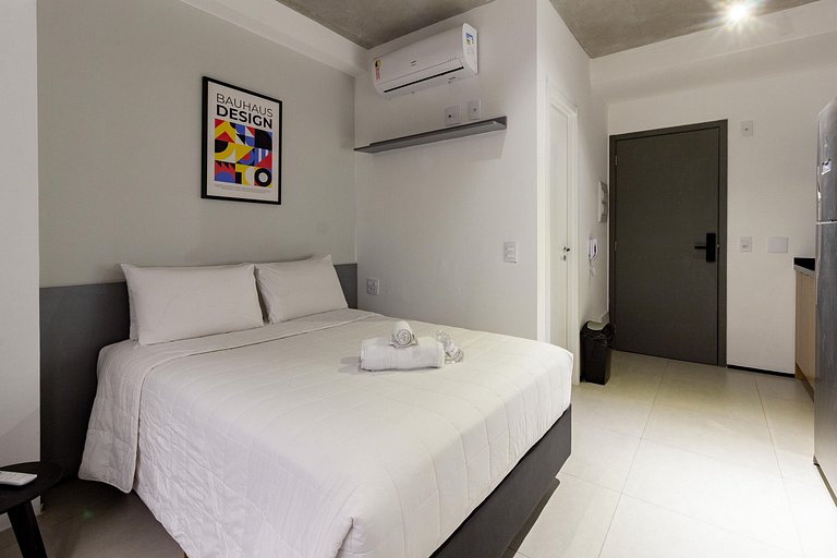 Encanto e conforto: Apto completo c/ linda vista