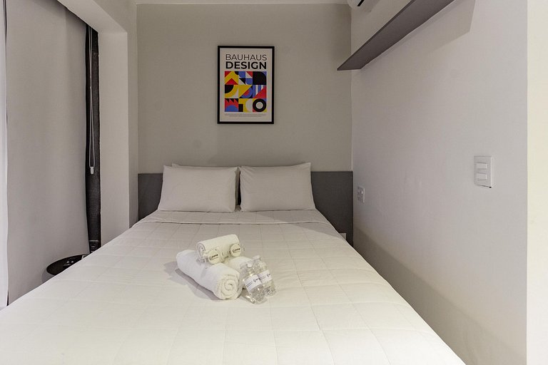 Encanto e conforto: Apto completo c/ linda vista