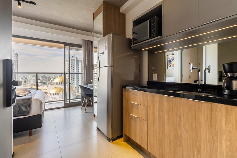 Apto de Luxo na Paulista: Vista dos Sonhos de SP!