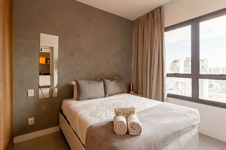 Apartamento amplo e confortável em Pinheiros