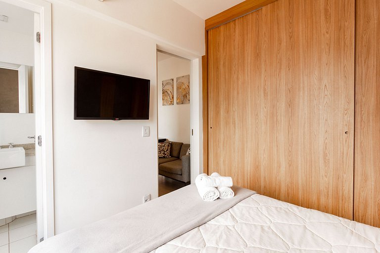 Apartamento amplo e confortável em Pinheiros