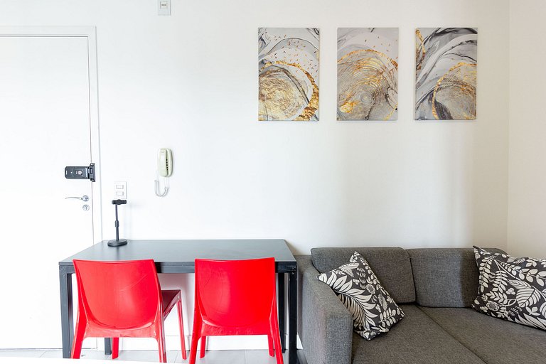 Apartamento amplo e confortável em Pinheiros