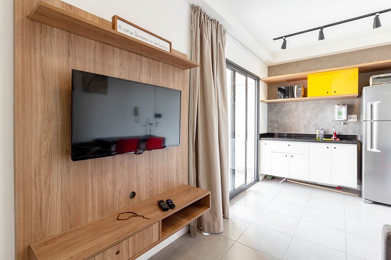 Apartamento amplo e confortável em Pinheiros
