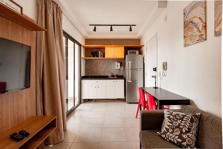 Apartamento amplo e confortável em Pinheiros