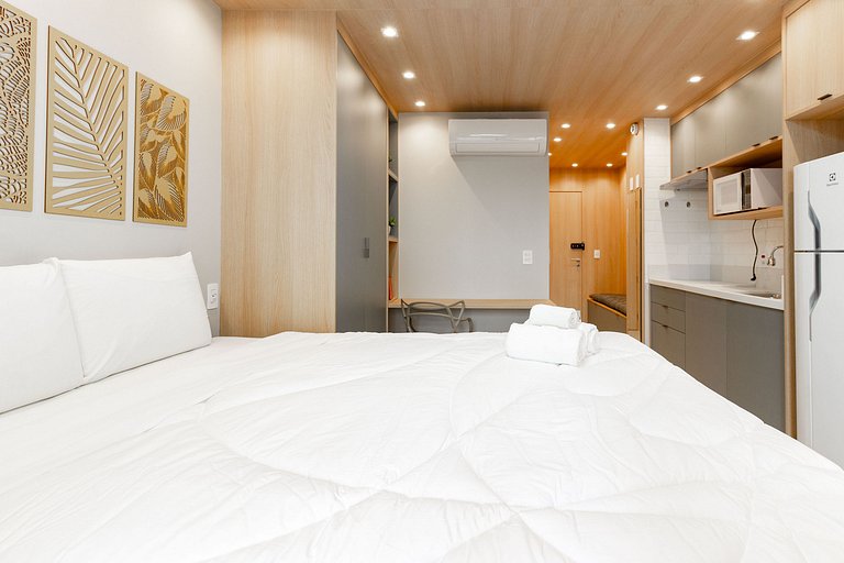 Alto padrão c/ cama queen na Vila Nova Conceição