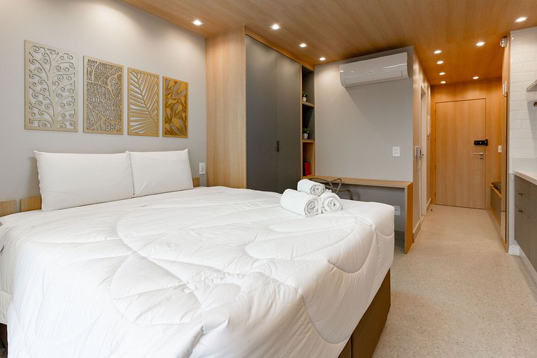Alto padrão c/ cama queen na Vila Nova Conceição