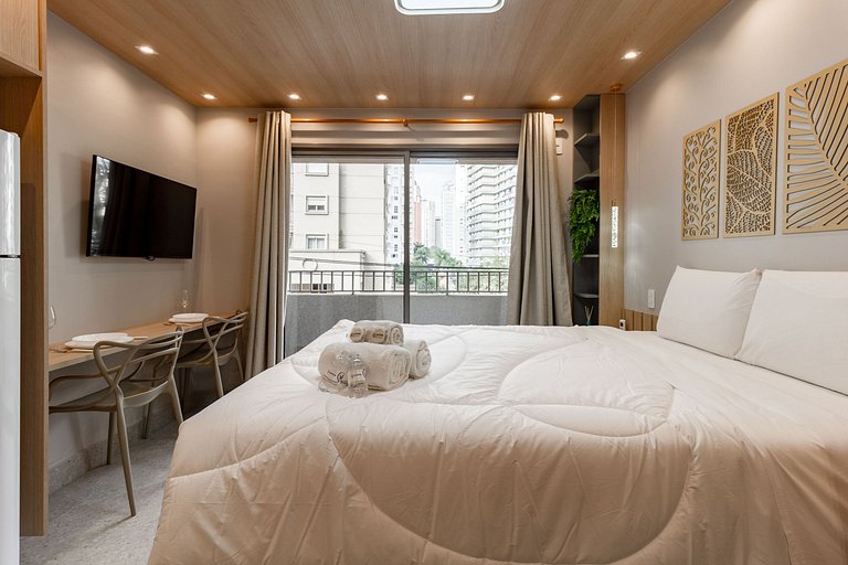 Alto padrão c/ cama queen na Vila Nova Conceição