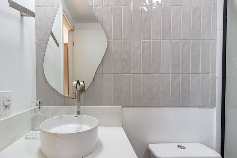 Aconchego e conforto: Apt c/ varanda em Pinheiros