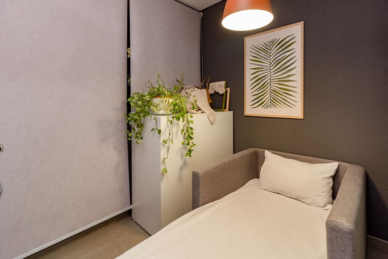 Conforto e charme: Apt em Moema c/ varanda