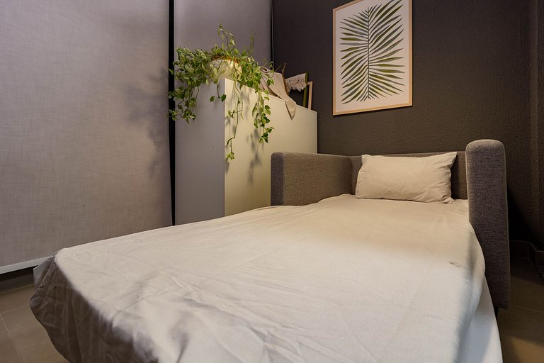 Conforto e charme: Apt em Moema c/ varanda