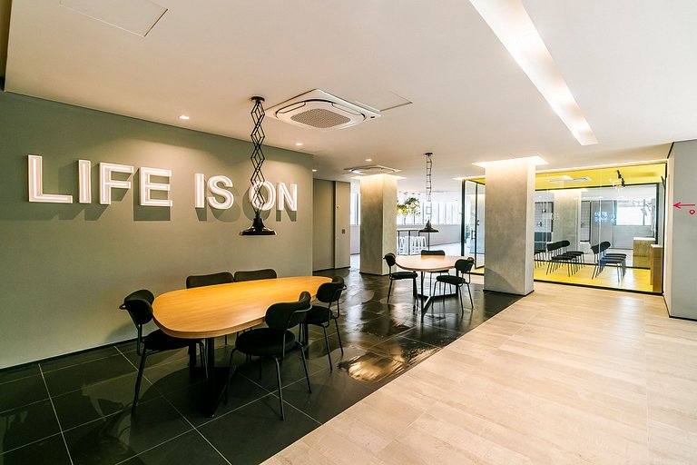 Conforto e aconchego: Apt completo c/ linda vista