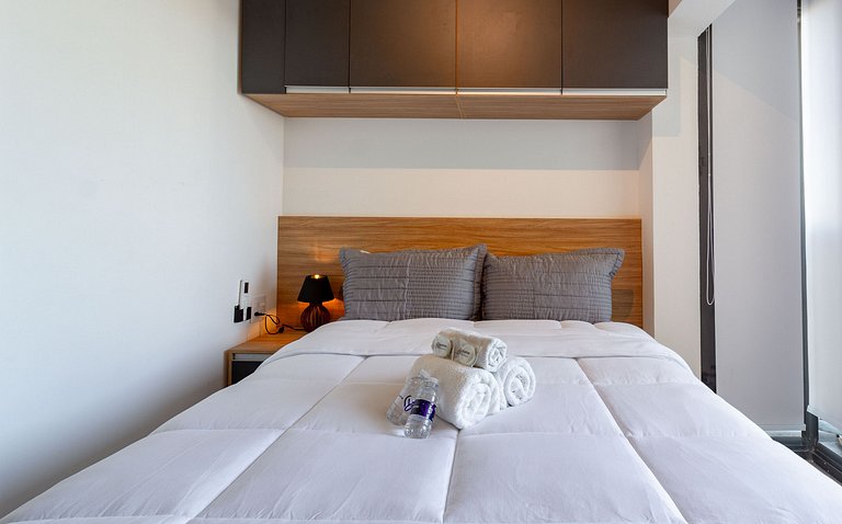 Conforto e aconchego: Apt completo c/ linda vista