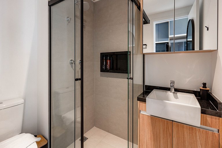 Conforto e aconchego: Apt completo c/ linda vista