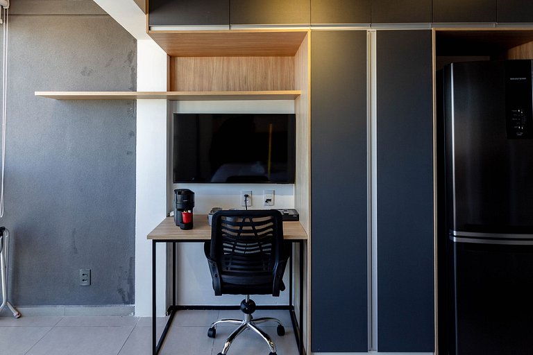 Conforto e aconchego: Apt completo c/ linda vista