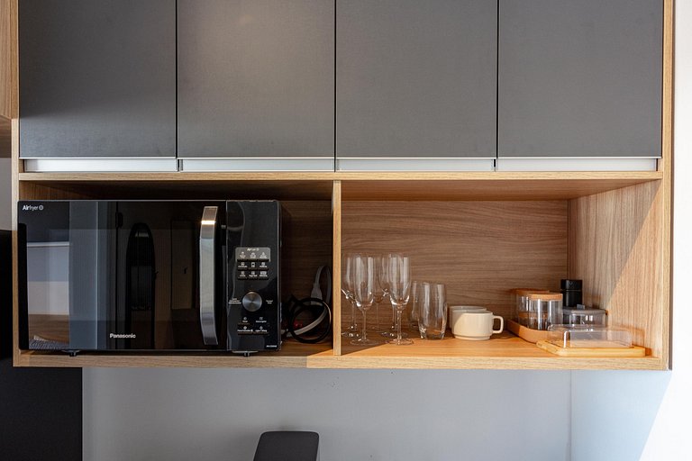 Conforto e aconchego: Apt completo c/ linda vista