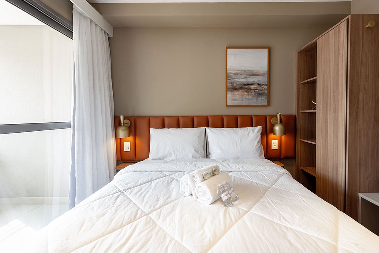 Apto superior com varanda em Moema