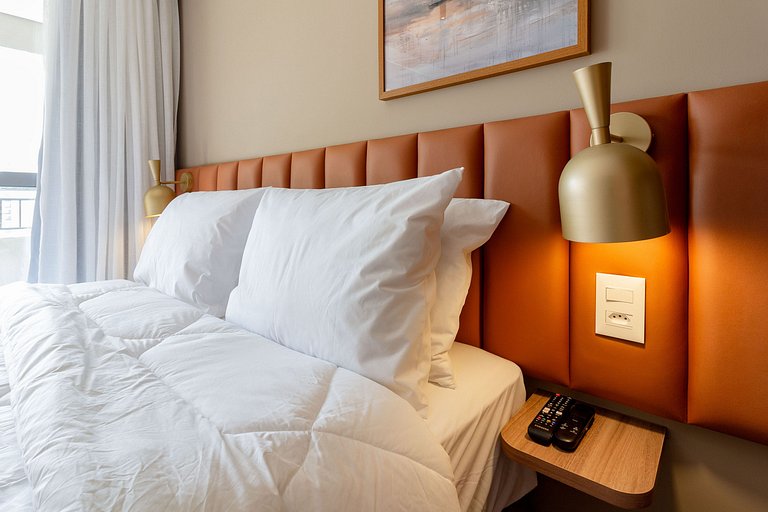 Apto superior com varanda em Moema