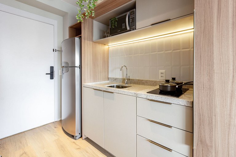 Apto superior com varanda em Moema