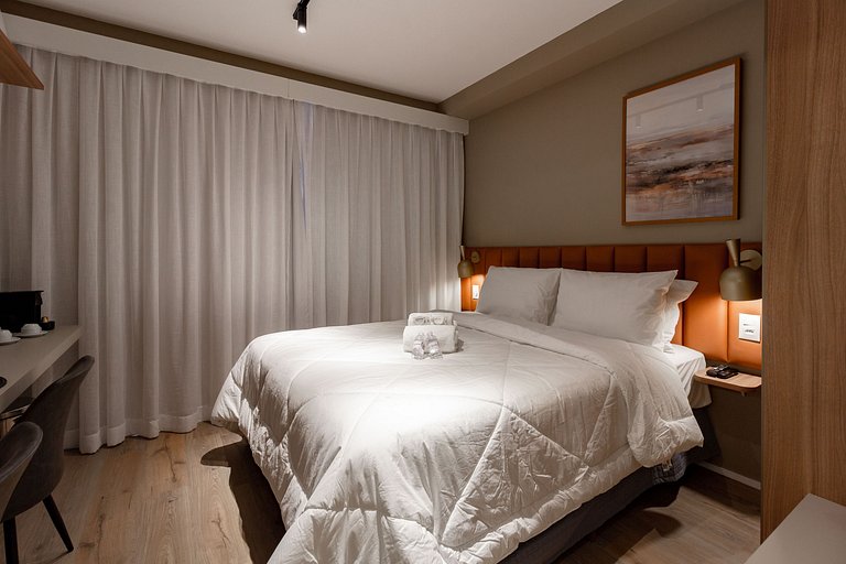 Apto superior com varanda em Moema