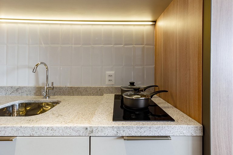 Apto superior com varanda em Moema