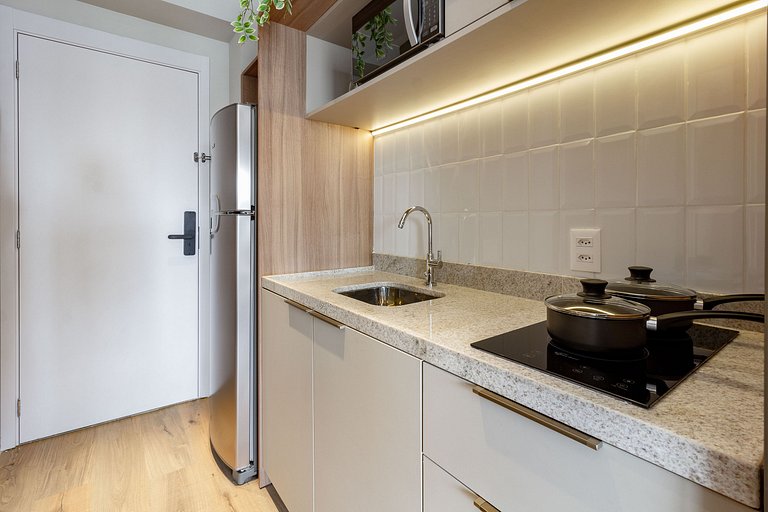 Apto superior com varanda em Moema