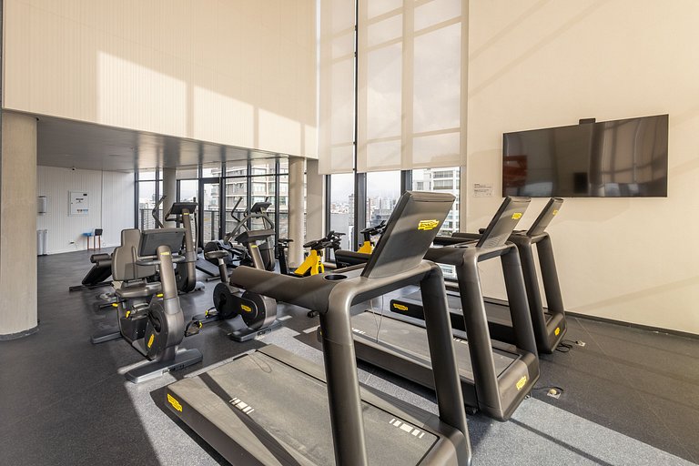 Apto Luxo c/ self check-in em Moema