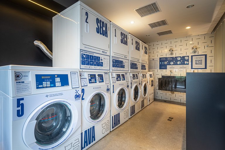 Apto Luxo c/ self check-in em Moema