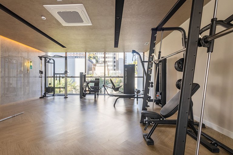 Studio Moderno em Moema com Vista da Cidade