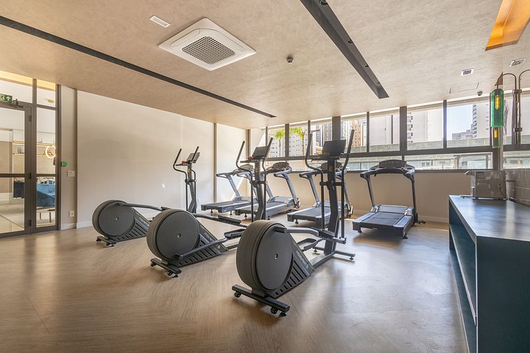 Studio Moderno em Moema com Vista da Cidade