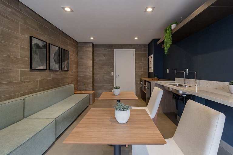 Studio em Perdizes com Cama Queen e Wi‑Fi Rápido