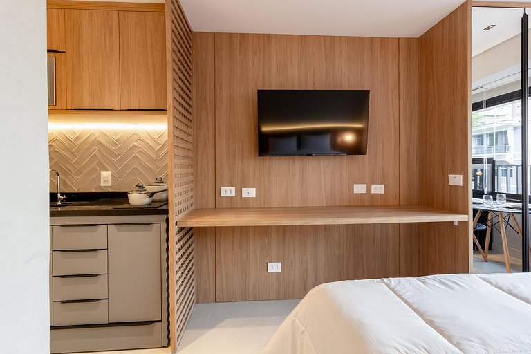 Lar aconchegante c/ cama queen em Perdizes