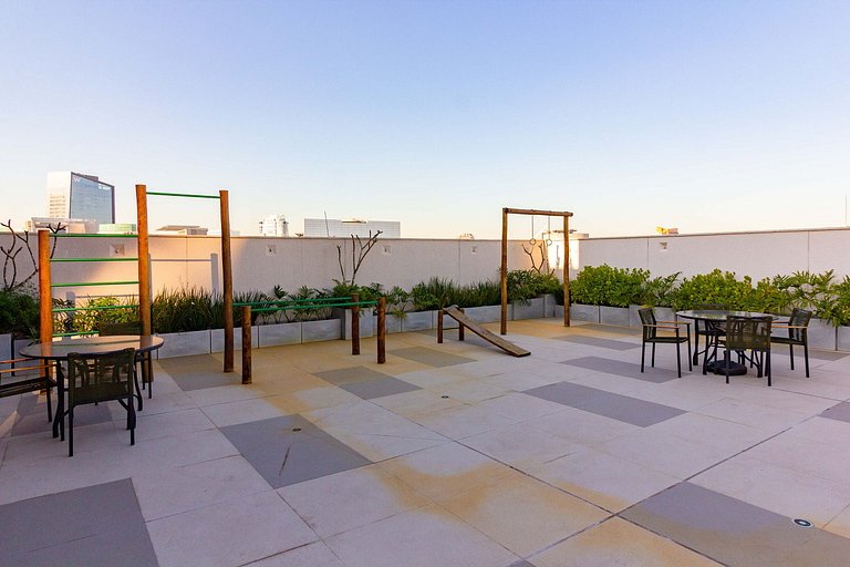 Studio Vila Olímpia c/ Piscina, Coworking e Wi‑Fi